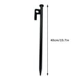 thumbnail image 7 of Heavy Duty Drillable Tent Stakes Steel Ground Anchors (4-Pack) with Threaded Tip for Camping Tents, Canopies, Awnings and Tarps on Grass, Gravel and Hard Ground, 7 of 7