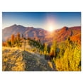 thumbnail image 2 of Majestic Fall Mountains Range - Landscape Print Wall Artwork, 2 of 3