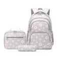 thumbnail image 1 of Set de mochilas EKUIZAI Daisy Prints para niños con lonchera y estuche para lápices, 1 of 7