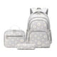 thumbnail image 1 of Set de mochilas EKUIZAI Daisy Prints para niños con lonchera y estuche para lápices, 1 of 7