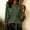 Army Green, variant on Women's 2026 French Retro Flounce Sleeve Blouse, Crew Neck Elegant Slim Fit Top, Casual Vintage Shirt for All Occasions Red M