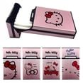 thumbnail image 2 of Estuche de cigarrillos Kawaii hello Kitty, bolsa portátil de aleación de aluminio con tapa automática, dibujos animados de Anime, Gato rosa, 20 cigarrillos finos crudos, 2 of 4
