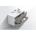 thumbnail image 5 of KubeBath DeLusso 48" Single Sink  Ash Gray Wall Mount Modern Bathroom Vanity, 5 of 5