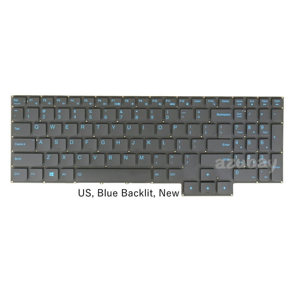 Blue Backlit Keyboard For Lenovo Legion 5-17ARH05H 15ACH6 15ACH6A 15ACH6H 15ITH6 15ITH6H US Spanish Nordic Czech Slovak French US English Blue