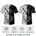 thumbnail image 3 of Blissboy Owl Graphic T‑Shirt Fantasy Animal Tee Shirt, 3 of 7