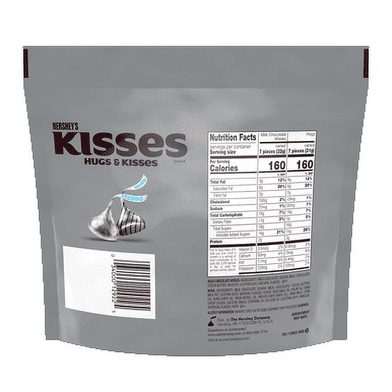 HERSHEY'S KISSES and HUGS Chocolate Candy Assortment, 15.6 oz, 3 Pack