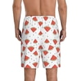 thumbnail image 6 of KLL Hand Drawn Watermelon for Men's 1-Pack Shorts,Sleep Pajama Shorts for Men Soft Pj Shorts Men's Pajama Bottoms Sleepwear -X-Large, 6 of 7
