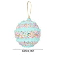 thumbnail image 4 of Japceit Macaron Christmas Tree Ornaments, Foam Holiday Hanging Pendants with Ribbon, 12-Pack Pastel Dessert-Themed Decor for Xmas Party Gift Exchange, Festive Sweet Treat Designs, 4 of 6