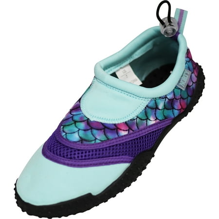 

NORTY Girls Water Shoes Child Female Surf Shoes Blue Mermaid 13