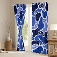 thumbnail image 3 of Castle Fairy Camo Camper Pattern Blackout Curtains Set of 2 (52x84 Each) for Boys, Camouflage Print Window Curtains for Bedroom, Blue Navy, 3 of 6