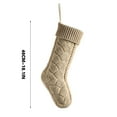 thumbnail image 3 of JeashCHAT Christmas Stockings 18 Inches Cable Knitted Large Size Xmas Hanging Stocking Gifts Decorations Candy Bag Socks Gift Bag Socks for Family Holiday Xmas Party, 3 of 6