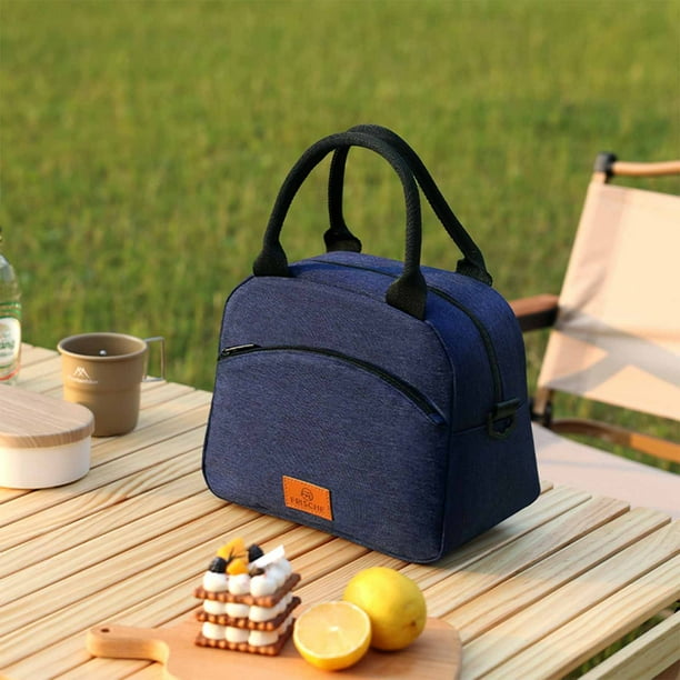 Bolsa de comida con aislamiento de arroz, lonchera de gran capacidad, impermeable, para hielo, para oficina