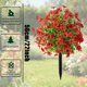thumbnail image 2 of YiJuHui Artificial Flower Stakes Outdoor Decor, Realistic Faux Floral Garden Stakes, UV Resistant Waterproof, Easy Install for Yard Patio Lawn Landscaping, 2 of 5