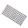 thumbnail image 2 of 100Pcs/Lot Adhesive 4D Fly Tying Fishing Bait  Fish Eyes Tackle Accessories (Silver), 2 of 4