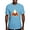 Baby Blue, variant on - Delta Chi Associate Member Pin T Shirt - Fitted T-Shirt, Vintage Fit Soft Cotton Tee