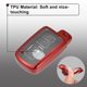 thumbnail image 4 of TPU Inteligente Sin Llave Entrada Remoto Control Llavero Estuche para Coche Rojo Unique Bargains carcasas de llaves automotrices, 4 of 7