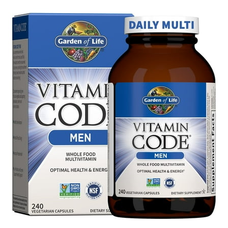 Garden of Life Vitamin Code Men's Multi 240 Capsules