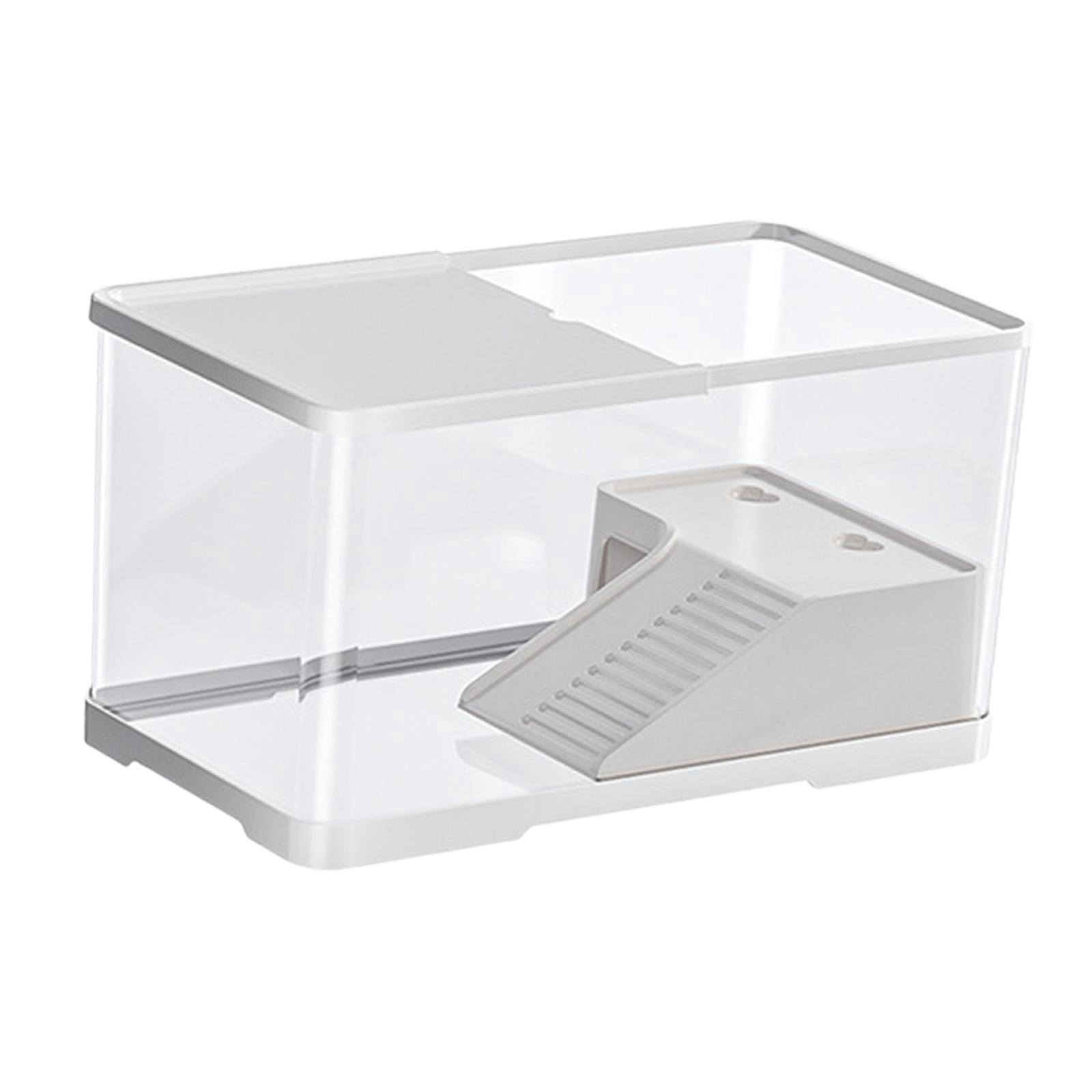 Stgfyxgs Turtle Tank Aquarium Basking Platform Pets Accessory Hermit Tortoises Case Multifunction Areas Turtle Habitat Reptile Habitat M