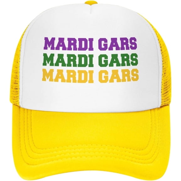 Make Mardi Gras Great Again Mesh Baseball Cap Truck Hat