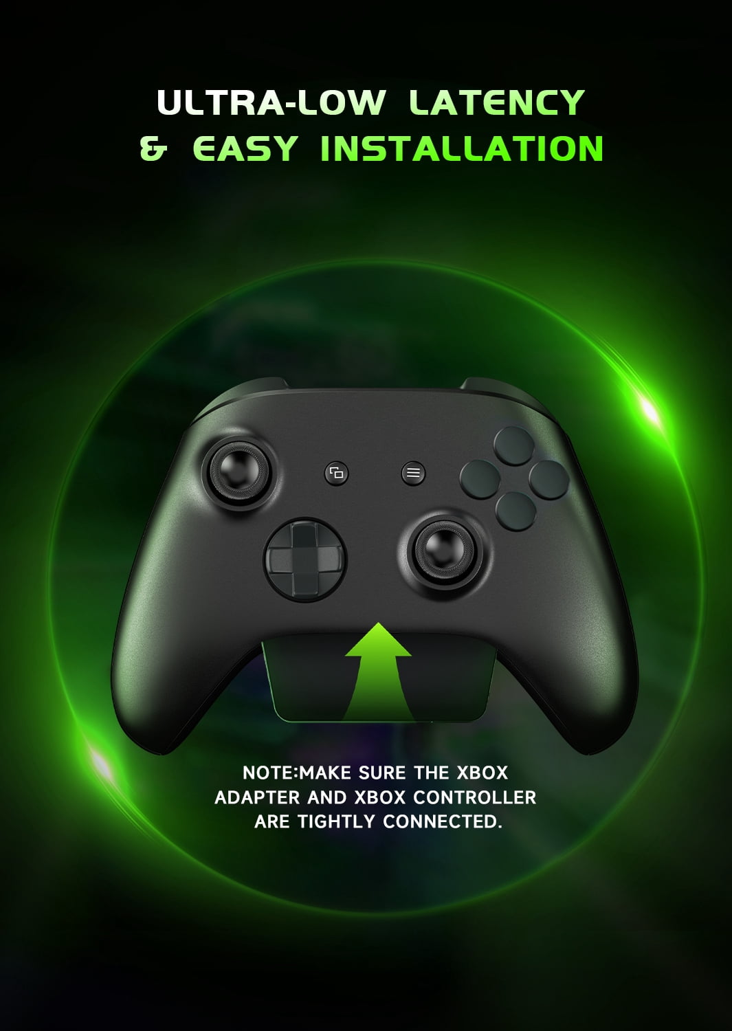 FONHAID 2.4GHz Wireless Gaming Headset for Xbox Series X|S, Xbox One, PS5/PS4, Mac, Switch, Bluetooth 5.3 Gaming Headphones with Detachable Noise Canceling Mic, 45H Battery, 50mm Drivers - Green