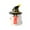 Black, variant on Halloween Ghost Cup 2.76 x 3.46 in, Witch Hat Ceramic Mug with Lid, Cute Coffee Tea Cup for Party Table Decor