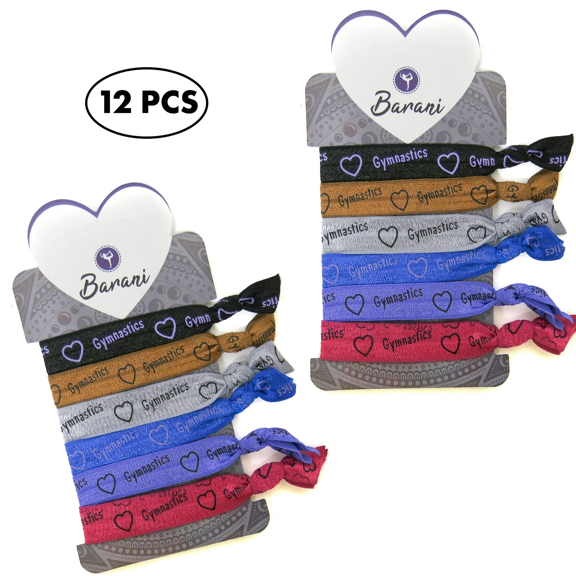 Frog Sac Gymnastics Hair Ties For Girls And Women 12 Pcs 2