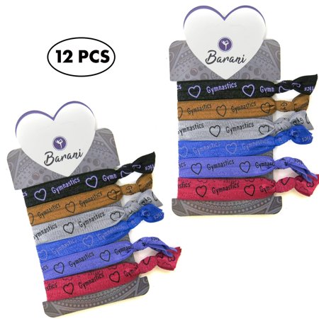 Frog Sac Gymnastics Hair Ties For Girls And Women 12 Pcs 2