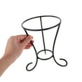 thumbnail image 5 of Masteelf Garden Sphere Stand Metal Gazing Stand Outdoor Decorative Base Gazing Display Rack Crystal Holder Sphere Base, 5 of 8