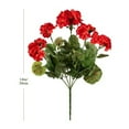 thumbnail image 5 of ZenCart Artificial Begonias Bunch Reusable Wedding Party Decor Faux Flowers Fake Begonia Flowers for Home Interior Garden Porch Decoration, 5 of 8