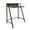 Brown, variant on American Art Decor Black Mobile, Portable, & Compact Home Office C-Shaped Desk