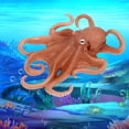 thumbnail image 3 of Figuras Realistas Del Modelo Del Pulpo Del Animal Del Del para Suministros ción Enseñanza Pulpo naranja B Baoblaze estatuilla de animales marinos, 3 of 8
