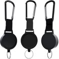 thumbnail image 1 of Porte-clés Rétractable Robuste - Porte-Clés avec Mousqueton, Bobines pour Porte-Clés (3 Pack), 1 of 5