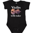 thumbnail image 3 of Inktastic Violin Treble Maker Funny Violinist Music Boys or Girls Baby Bodysuit, 3 of 5