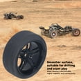 thumbnail image 4 of 4 Neumáticos RC de Amortiguación Fuerte Resistentes Al Desgaste Estables y Duraderos Neumáticos de Rueda RC Aptos para Coches TAMIYA TT01 TT02 XV01 94122 1/10 RC ANGGREK Otros, 4 of 8