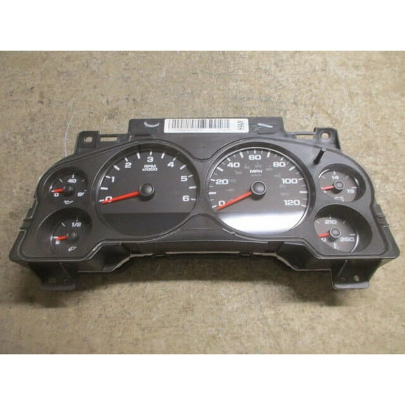 Pre-Owned Chevrolet Silverado 1500 2500 Speedometer Speedo Cluster MPH 82K OEM LKQ (Good)