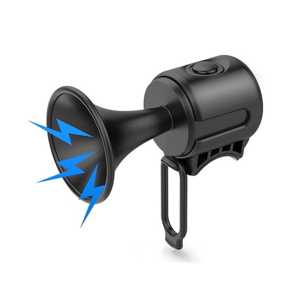 LQCrafK 120db Electric Bike Horn, Bicycle Horn Loud Bike Bell with Warning Sound Air Horns for Kids Scooters Bikes IPX4 Waterproof, Loud Bike Bell for Adults Kids