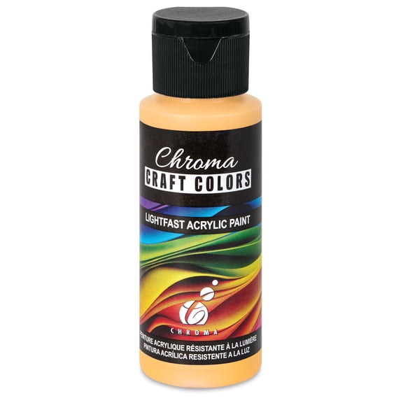 Chroma Craft Colors Acrylic Paint - Cantaloupe, 2 oz