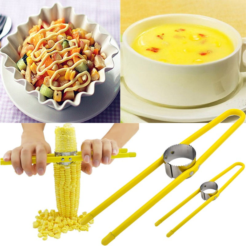 JDEFEG Home Essentials Unusual Kitchen Gadgets Remover Household Corn  Stainless Kitchen Steel Peeler Stripper Kitchen，Dining & Bar Kitchen  Essentials for New Home 1 Yellow 