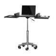 thumbnail image 6 of Techni Mobili Adjustable Height Laptop Cart, Folding and Expandable Workspace, RTA-B006-GPH06, 6 of 11