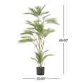 thumbnail image 4 of Troup 4' x 2.5' Artificial Tabletop Palm Tree, Green, 4 of 4
