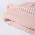 thumbnail image 4 of SERTG Women's Hat,Scarf,Gloves Three Piece Set Fal Winter Wool Warm Ear Protection with Lint Ball Knitted Hat Set(Pink,M), 4 of 4