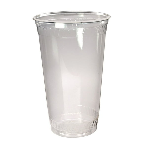 Fabri-Kal 000000000009502074 Kal-Clear 24 oz PET Cold Drink Cups - Clear (25/Sleeve, 24 Sleeves/Carton)