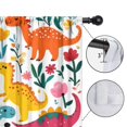 thumbnail image 4 of Blackout Kids Curtains,Cute Dinosaur Pattern Childrens Insulated Curtains Set Of 2,Bedroom Essentials,Toddler Room Decor 52x63in(132x160cm), 4 of 4