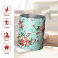 thumbnail image 5 of 12oz Coffee Tumblers Pioneer Flower Stainless Steel Vacuum Insulated Travel Tumbler Coffee Cups Mug with Lid and Straw with Cleaning Brush for Cold & Hot Drinks, 5 of 5