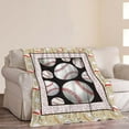 thumbnail image 3 of Yibo Cattle Animal Print Blanket Flannel Soft and Comfortable Anti-static Bed Sofa Blanket, 3 of 6
