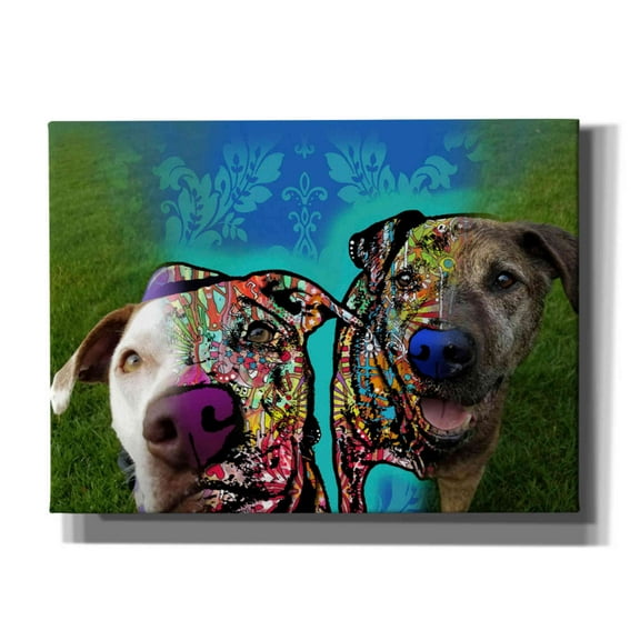 Epic Graffiti 'Stephanie Borstien 2' by Dean Russo, Canvas Wall Art, 54"x40"