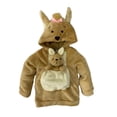 thumbnail image 2 of Conjunto Canguro NiÃ±a Sudadera con Gorro Bordado y Peluche Incluido Talla 3 aÃ±os Kiss Playeras y Tops para niÃ±as, 2 of 5