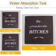 thumbnail image 4 of 6 Pcs Funny s Set Absorbent s with Holder Black Marble Drink s Ceramic Square s Cool s Table Cup Gift, 4 of 7