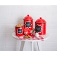 thumbnail image 4 of Design Imports CAMZ38009 Ceramic Red Canister - Small, 4 of 9