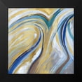 thumbnail image 2 of Nan 12x12 Black Modern Framed Museum Art Print Titled - Agate and Gold I, 2 of 5